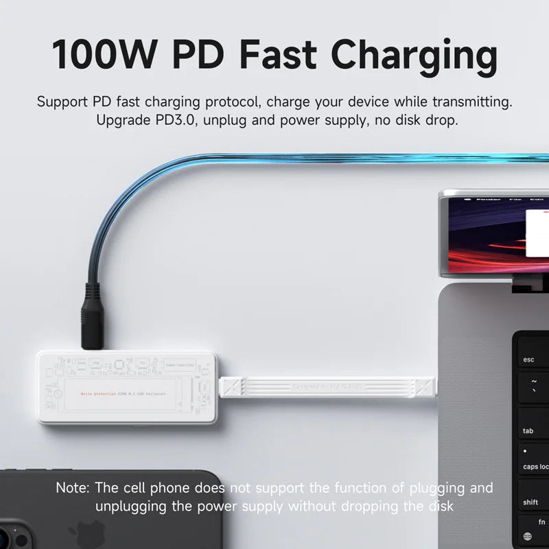 Hagibis USB-C 3.2 Gen2 M.2 NVMe SSD Enclosure