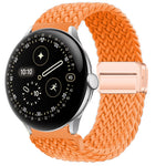 Breathable Nylon Braided Band for Google Pixel Watch 3