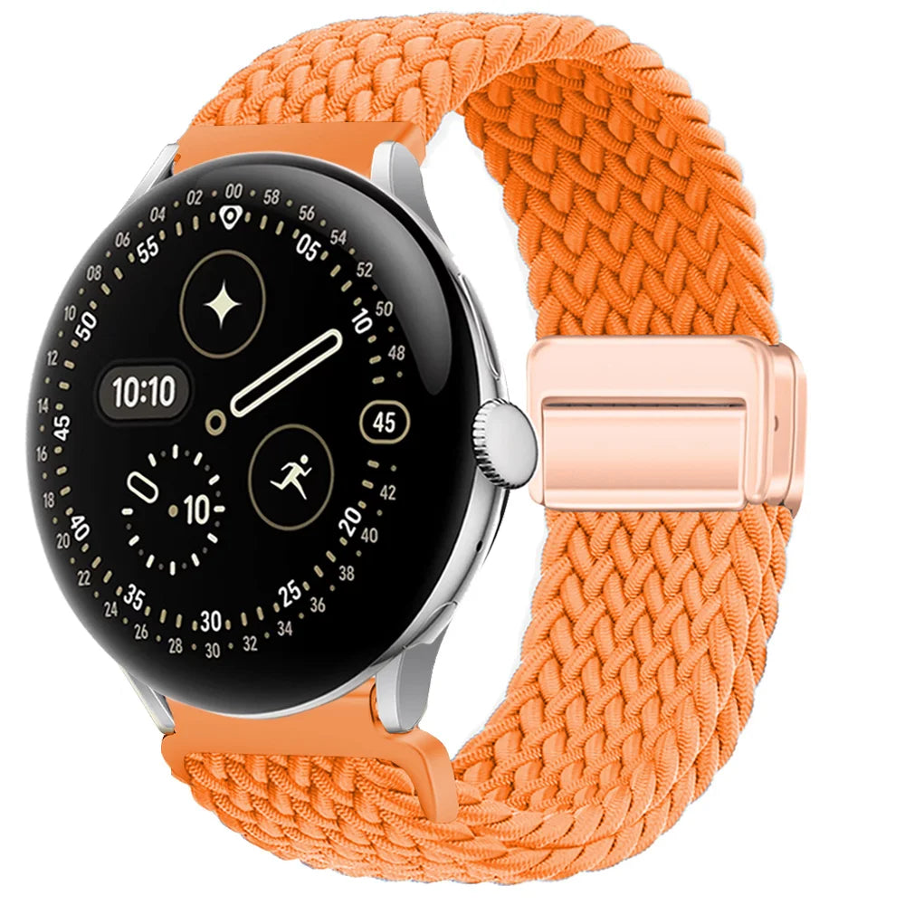 Breathable Nylon Braided Band for Google Pixel Watch 3