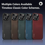Premium Kevlar Carbon Fiber Grid Texture Case for iPhone 17 Series