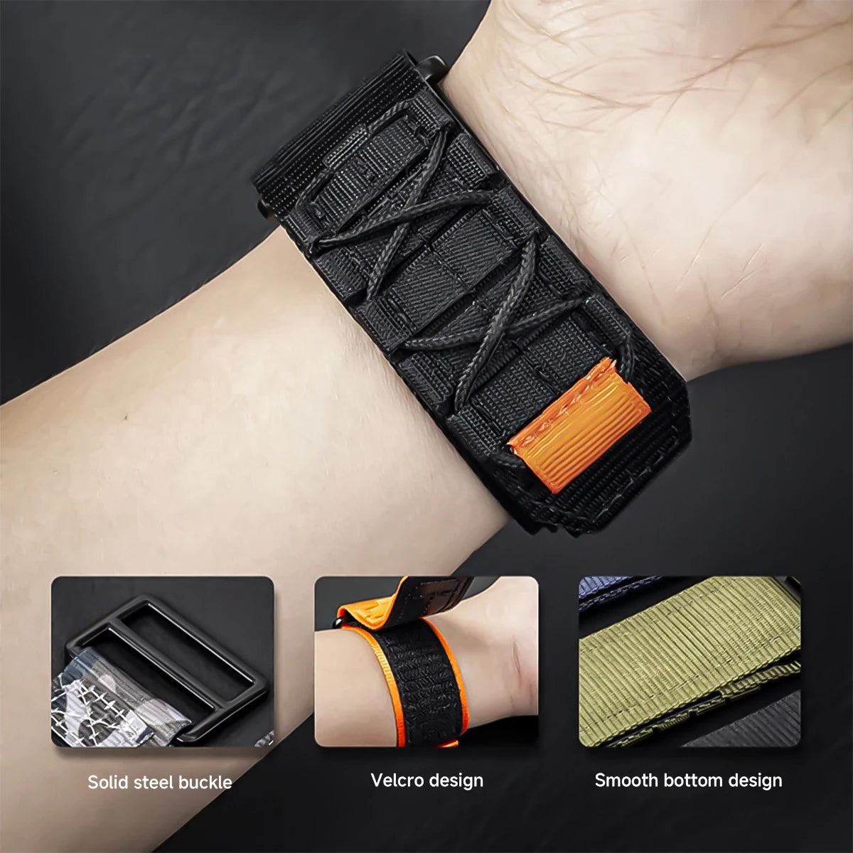 Nylon Travel Loop Band for Samsung Galaxy Watch 8 / Galaxy Watch 8 Classic