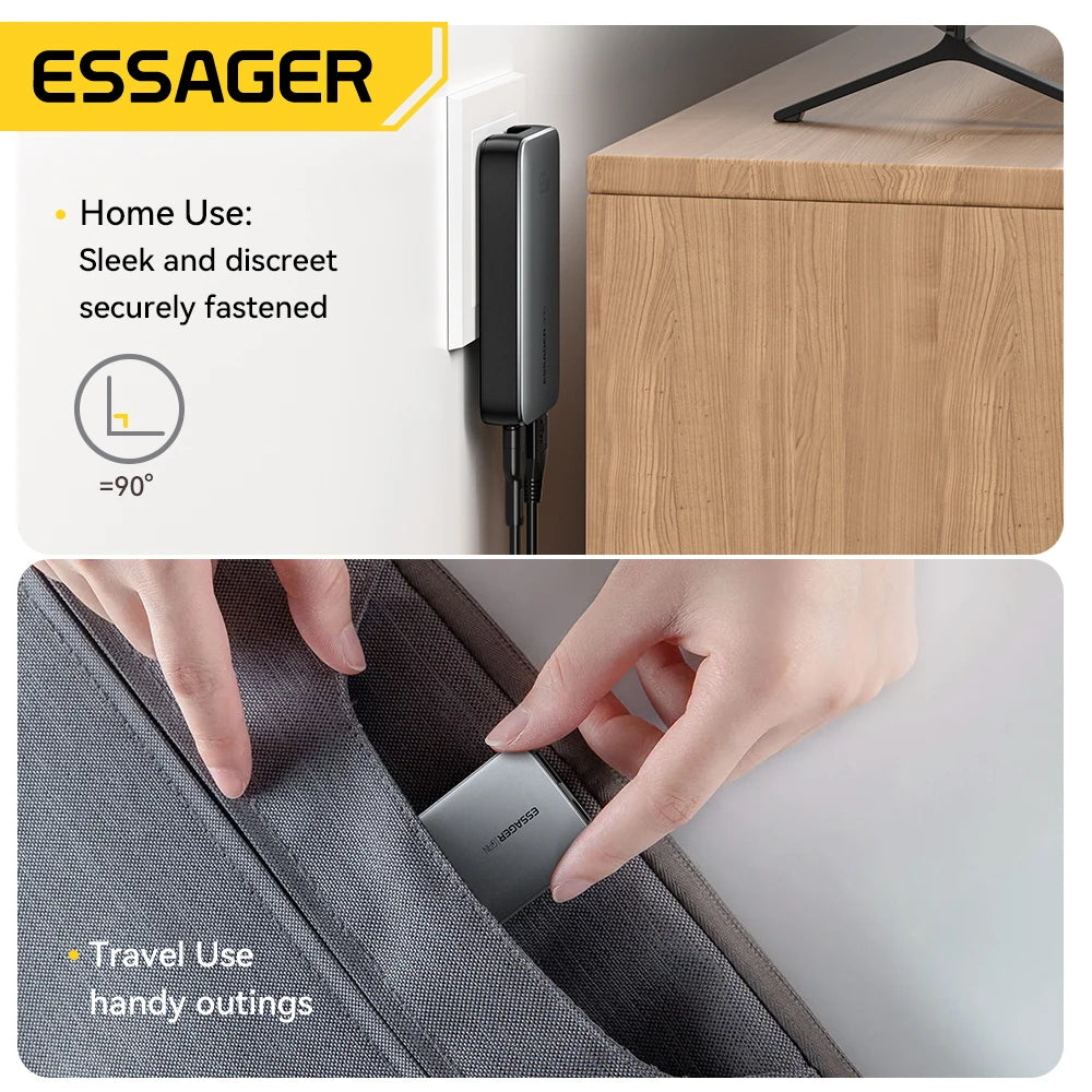 Essager Ultra-Thin 45W GaN Travel Charger