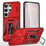 Armor Shockproof Magnetic Case with Sliding Camera Window for Samsung Galaxy S26 Series