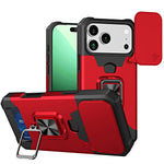 Hybrid Armor Case with 360° Rotating Ring Stand for iPhone 18 Series