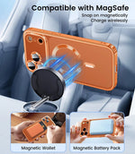 Glitter CD Pattern Silicone MagSafe Case for iPhone 17 Series