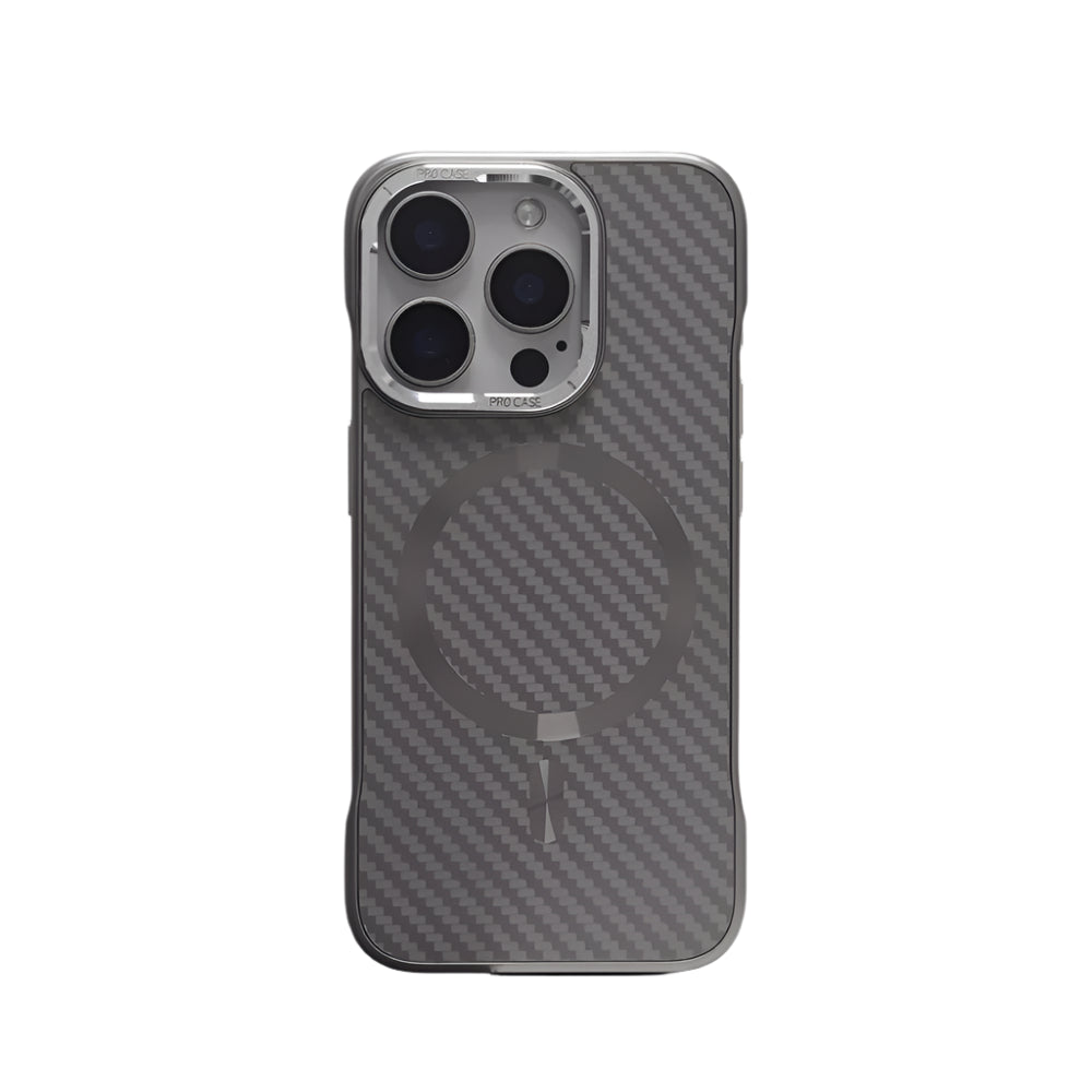 Ultra-Thin Frameless Carbon Fiber MagSafe Case for iPhone 16 Series