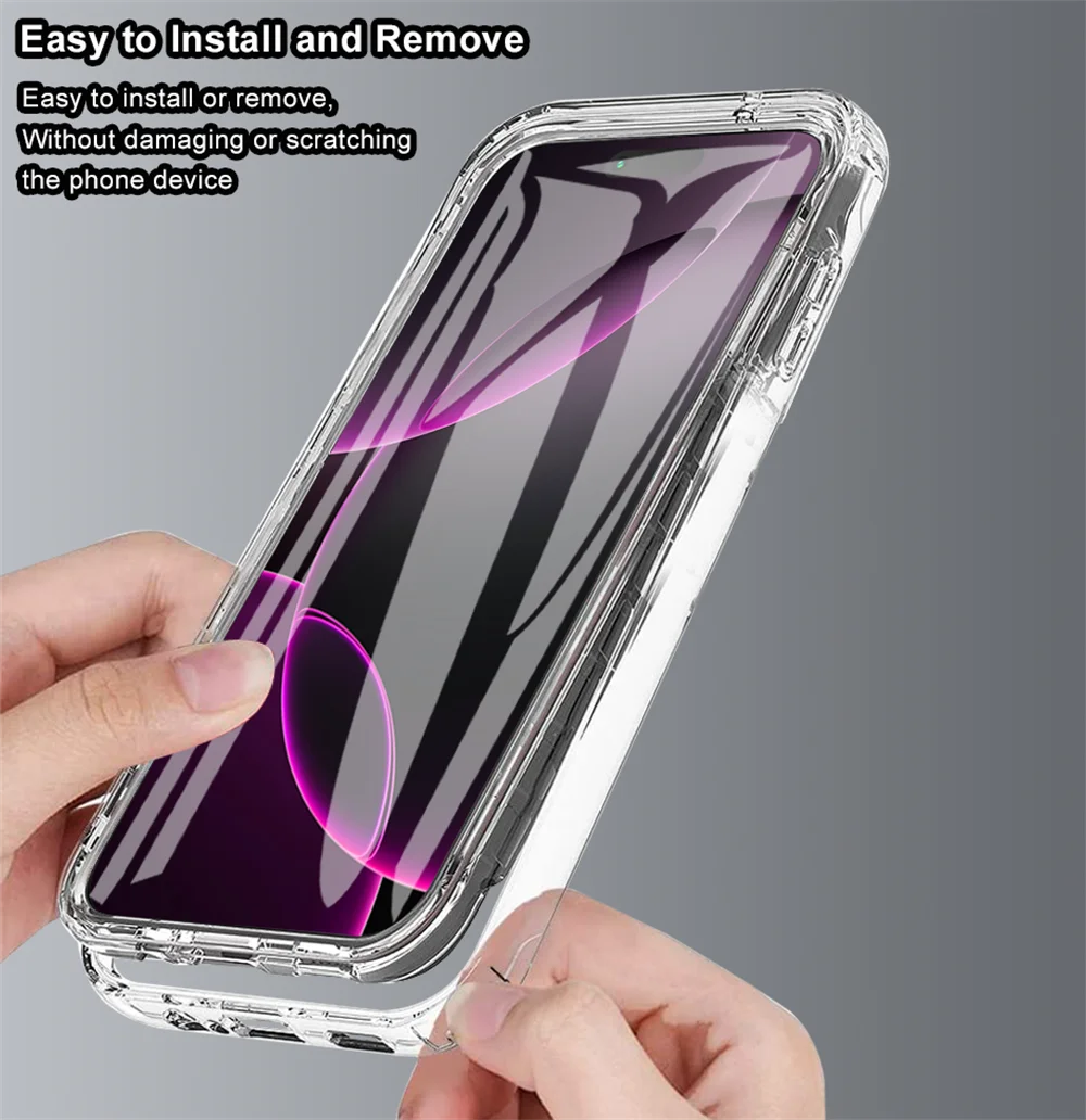 Full Protection Clear Shockproof Armor Bumper Case for iPhone 17 Series