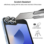 5-Pack Full-Cover 9H Tempered Glass Lens Film for Samsung Galaxy Z Flip 7