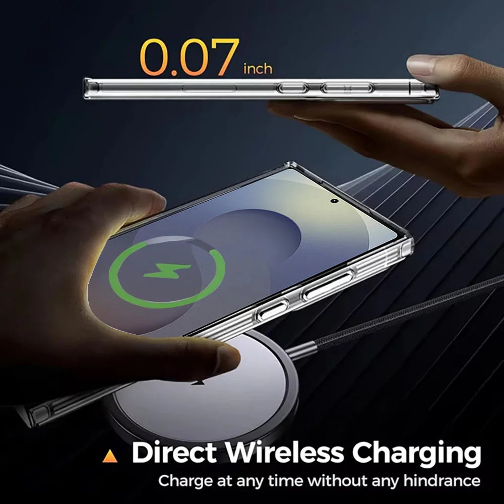 Premium Shockproof Transparent Case for Samsung Galaxy S25 Series