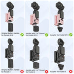 Magnetic Quick-Release Camera Grip Mount with Filter Storage for DJI Osmo Pocket 4P / 4