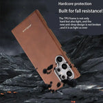 Luxury Shockproof Leather Magnetic Phone Case for Samsung Galaxy S24 Series