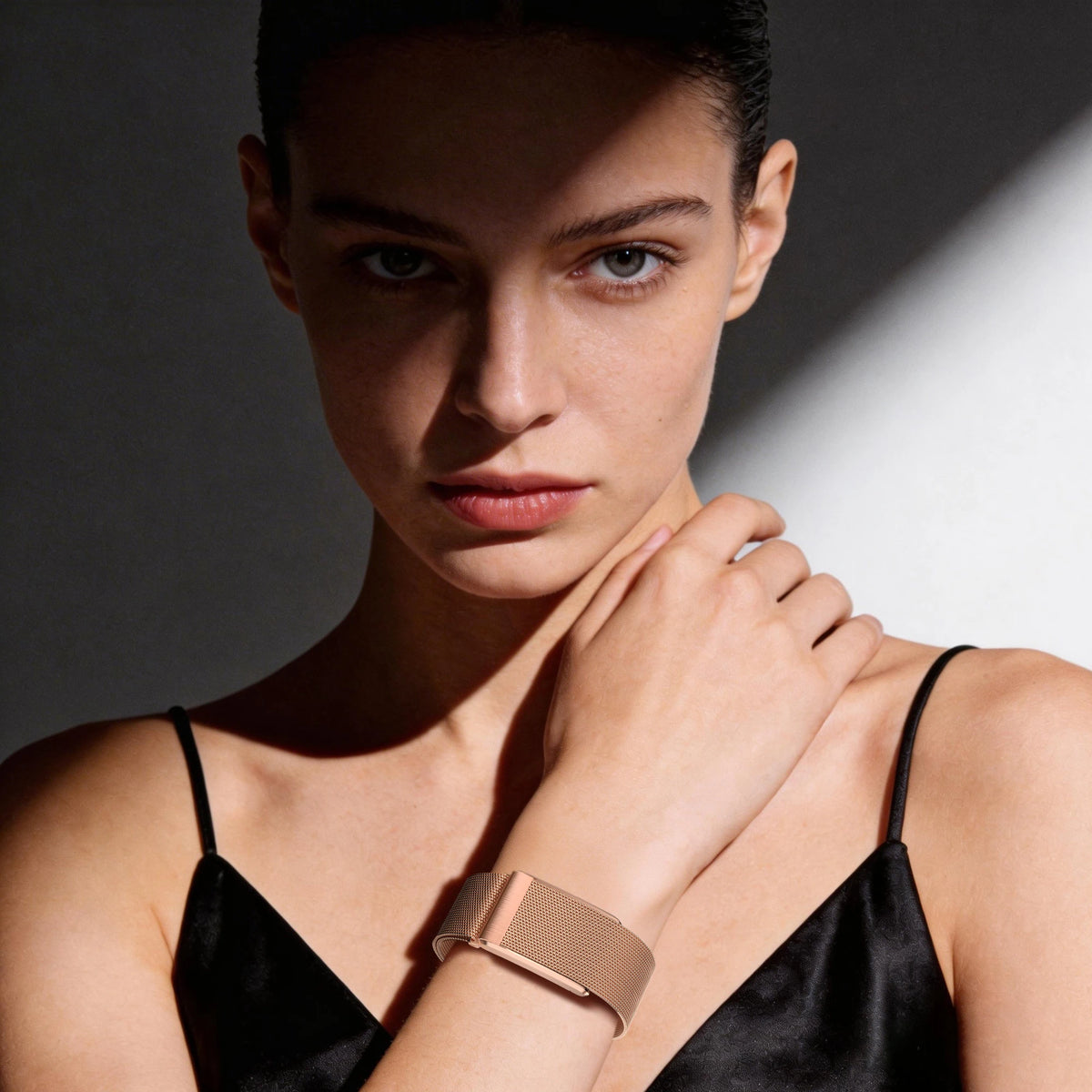 Magnetic Clasp Milanese Loop Band for Google Fitbit Air