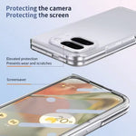 Googel Pixel 10 Pro Fold Clear Case with HD Front Protection Film