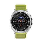 Elastic Nylon Velcro Watch Strap with Breathable Woven Design for Samsung Galaxy Watch 9