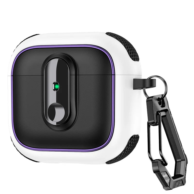 Shockproof Padded Case with Metal Carabiner Clip for AirPods 3