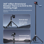 TELESIN 360° Rotating Foldable Selfie Stick Tripod for Action Cameras