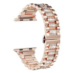 Two-Tone Crystal Link Bracelet Band for Apple Watch