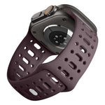Perforated Silicone Sport Band with Ventilation Holes for Apple Watch