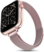 Elegant Slim Magnetic Milanese Loop Strap for Apple Watch