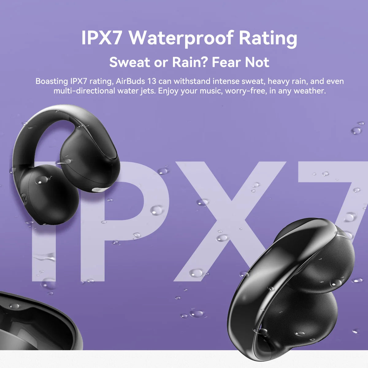 Blackview AirBuds 13 Ear Clip Bluetooth 5.4 Earphones