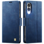 Premium Leather Flip Wallet Book Case for Samsung Galaxy S25 Edge