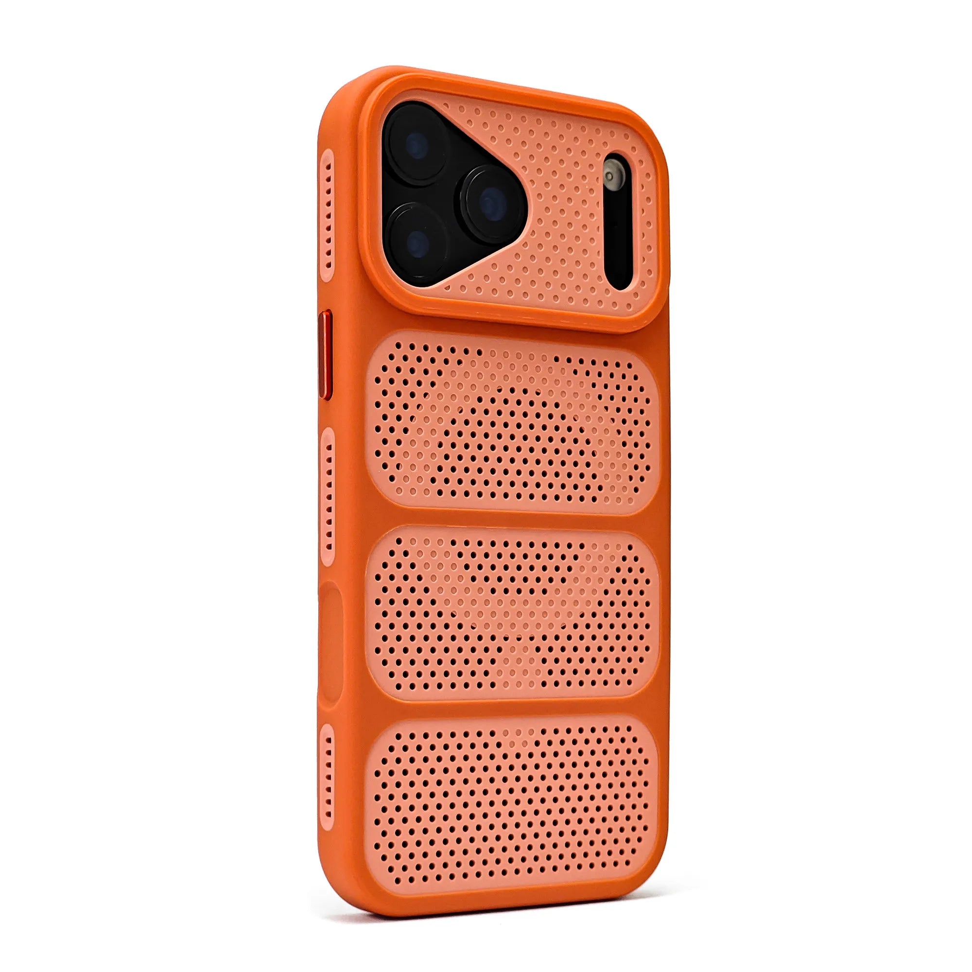 Heat Dissipation Perforated Hollow Bumper Case with Raised Camera Protection for iPhone 18 Series