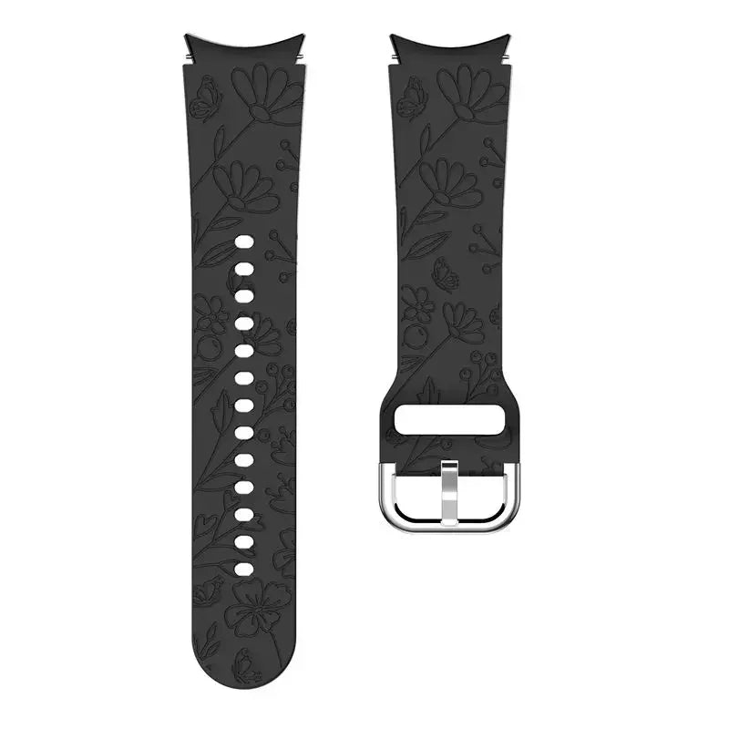 Premium Silicone Engraved Strap for Samsung Galaxy Watch 7