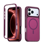 Transparent MagSafe Case with Shock-Absorbing Bumper Frame for iPhone 18 Series