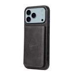 Anti-Theft Leather Folio Wallet Case for iPhone 17 Series