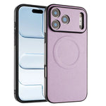 Litchi-Textured MagSafe Case with Raised Camera Protection for iPhone 17 Series
