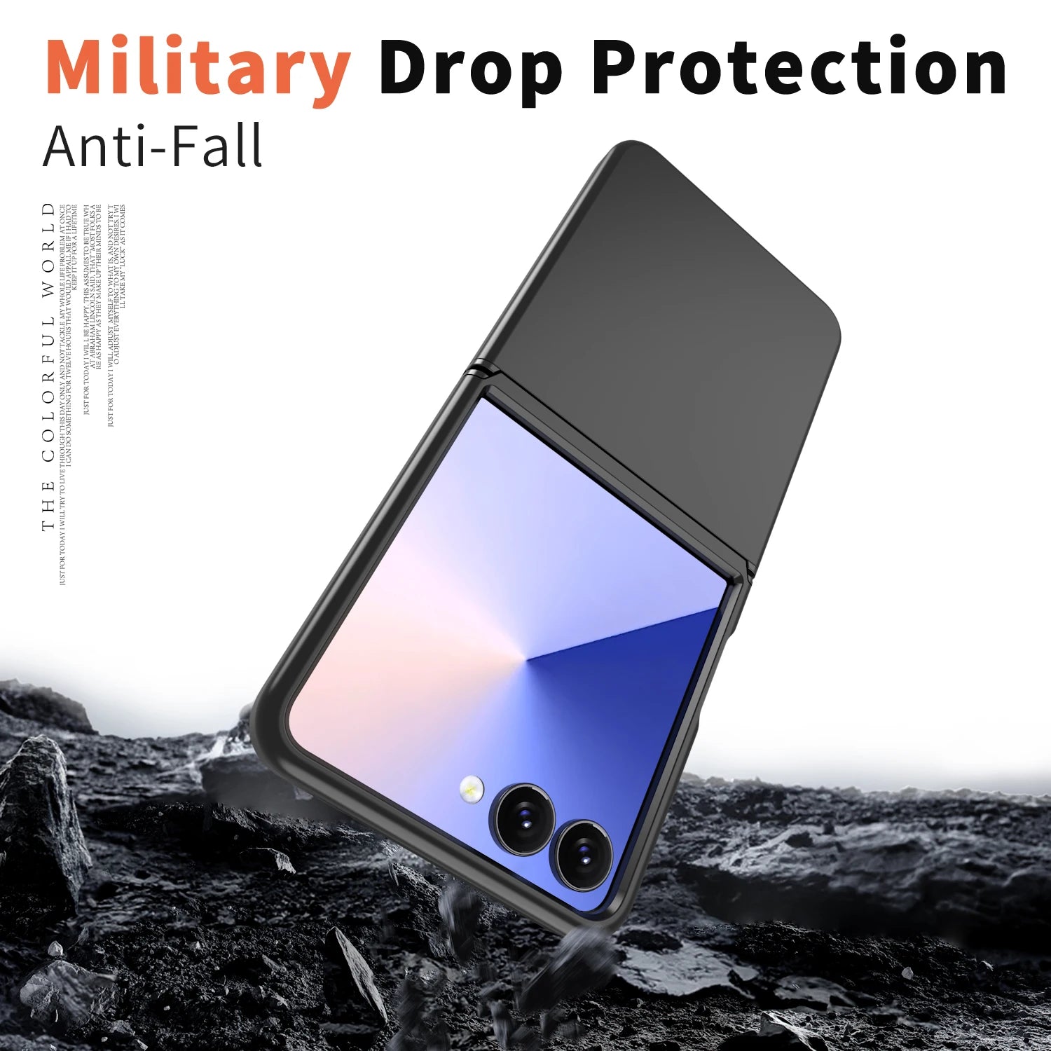 Cute Candy Color PC Shockproof Case for Samsung Galaxy Z Flip 7