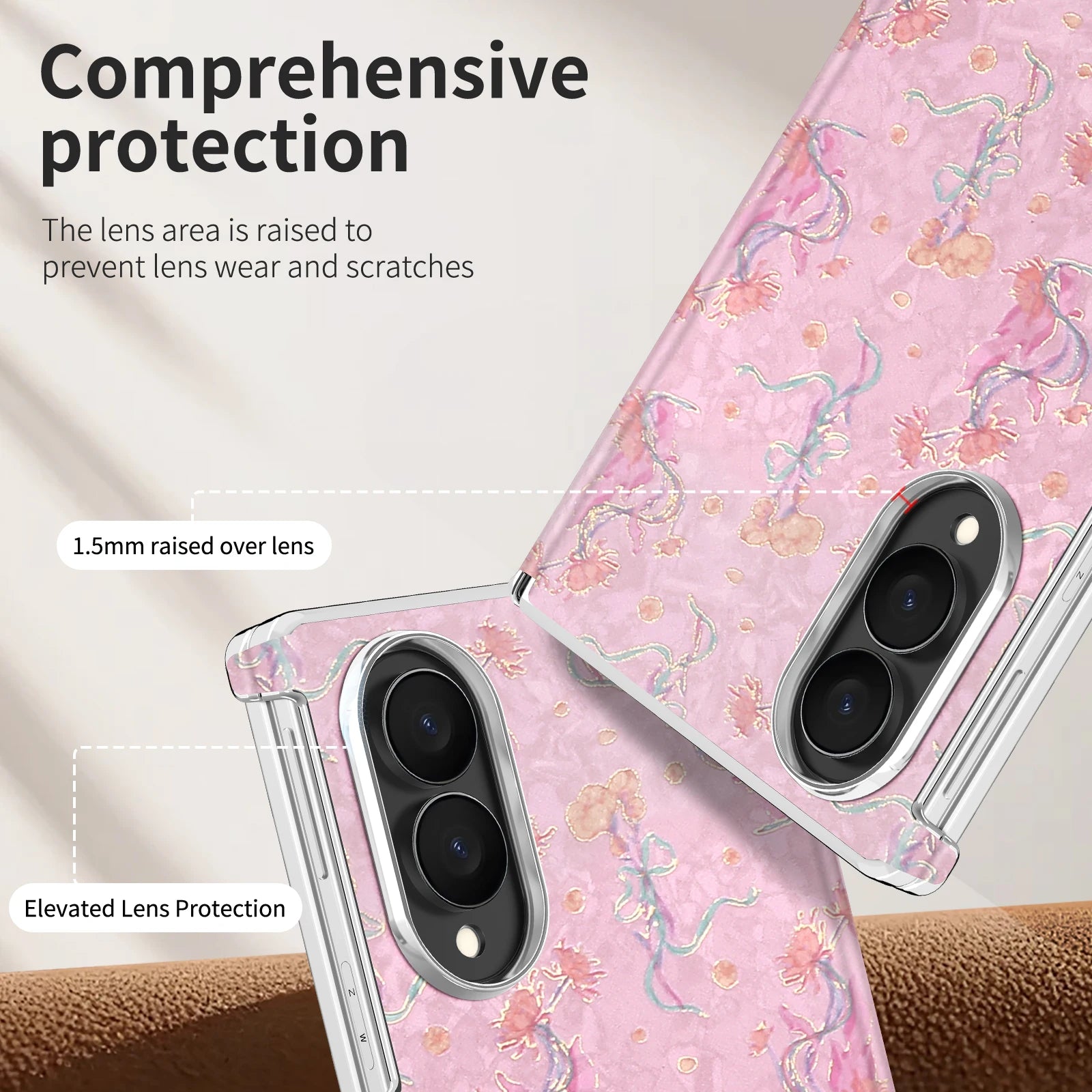 Premium Magnetic Floral Armor Case for Samsung Galaxy Z Fold 8