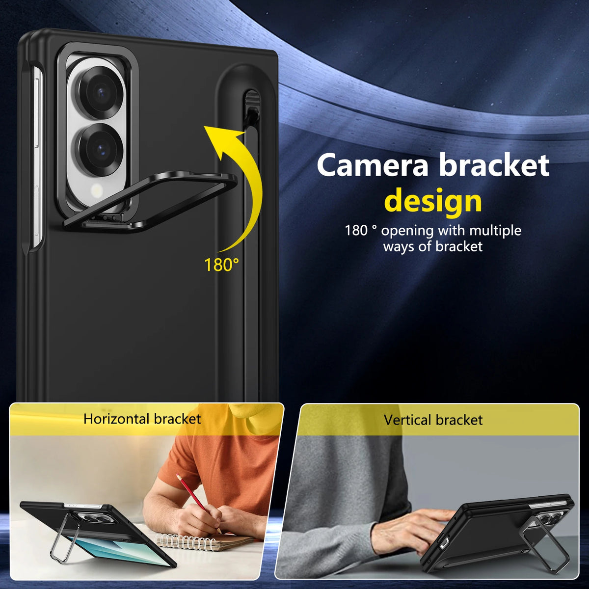 Shockproof Foldable Case with 14-Foot Drop Protection for Samsung Galaxy Z Fold 8