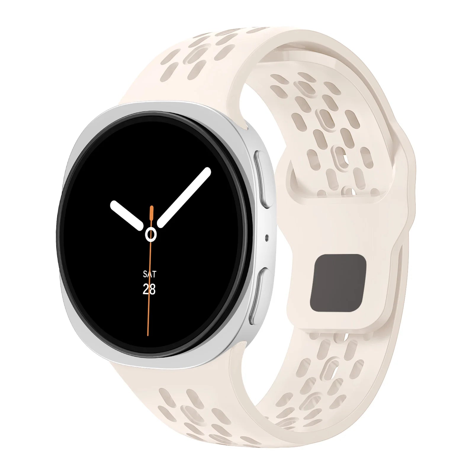 Breathable Rubber Wristband for Samsung Galaxy Watch 8 & Galaxy Watch 8 Classic