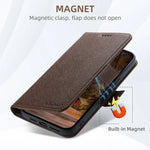 iPhone 16 Series Flip Leather MagSafe Case with Card Holder