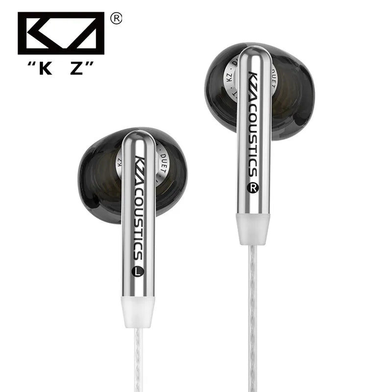 KZ Duet Quad-Core Dual Dynamic Driver Earphones