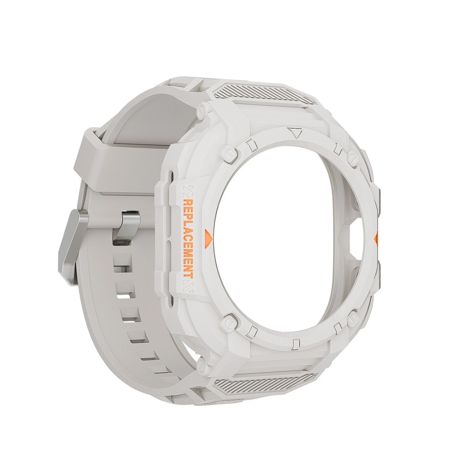 Samsung Galaxy Watch Ultra (2025) Shockproof Case and Sport Silicone Strap Band