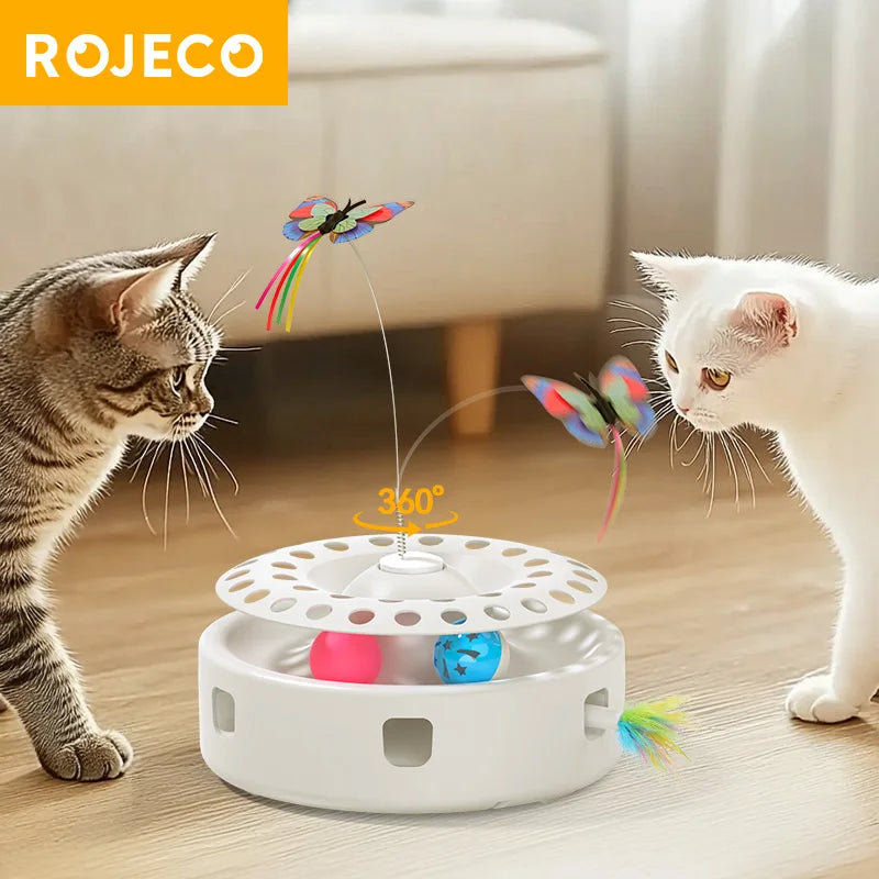 ROJECO Smart Touch Activation Cat Toy