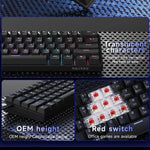 AJAZZ NK61 Hot-Swappable Mechanical Keyboard
