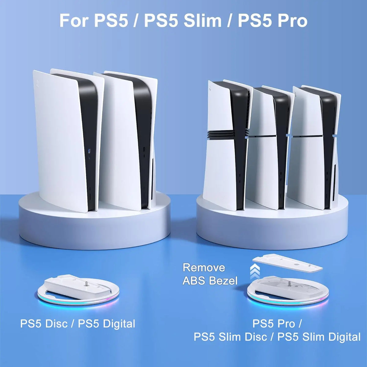 Vertical PlayStation 5 Wide Base Stand