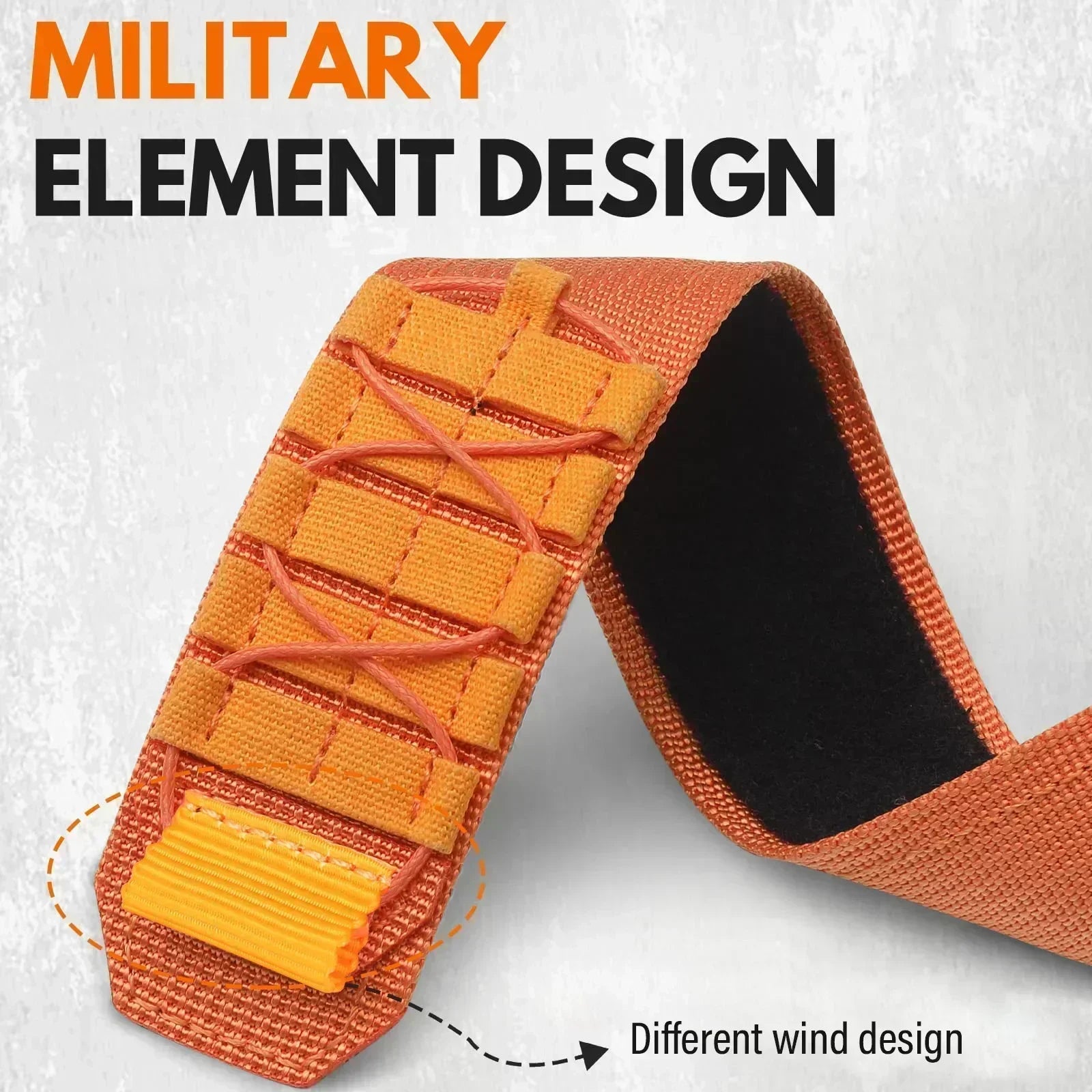 Tactical Rugged Nylon Band for Apple Watch
