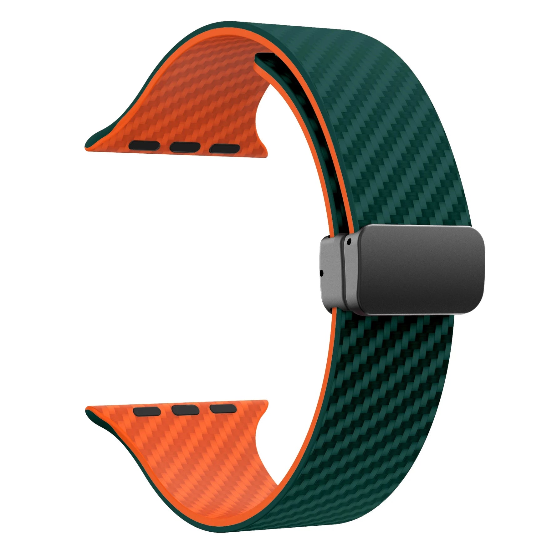 Carbon Fiber Pattern Magnetic Strap for Apple Watch