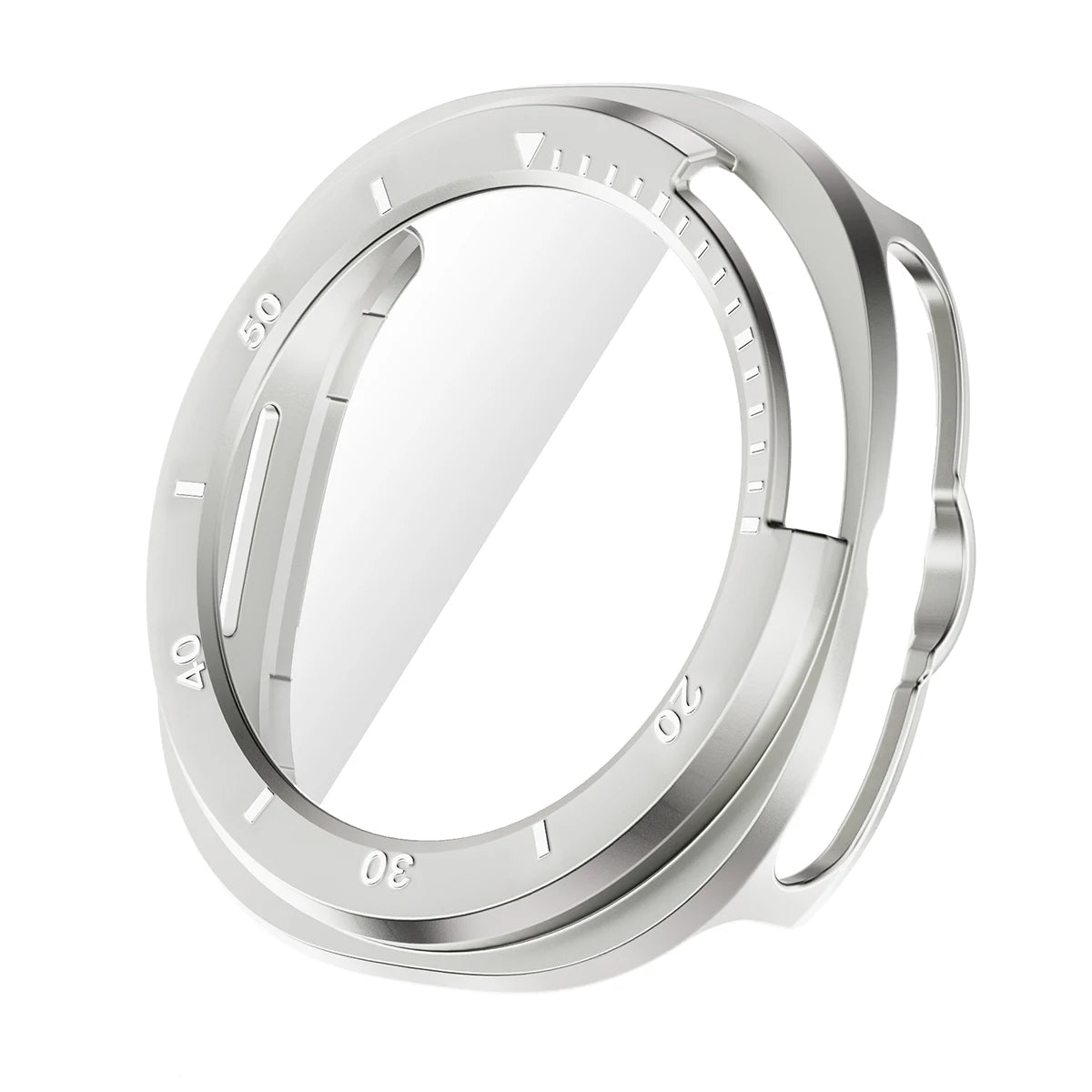 PC Case with Tempered Glass Screen Protector for Samsung Galaxy Watch 8 Classic