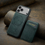 2-in-1 Detachable Magsafe Leather Wallet Case for iPhone 17 Series