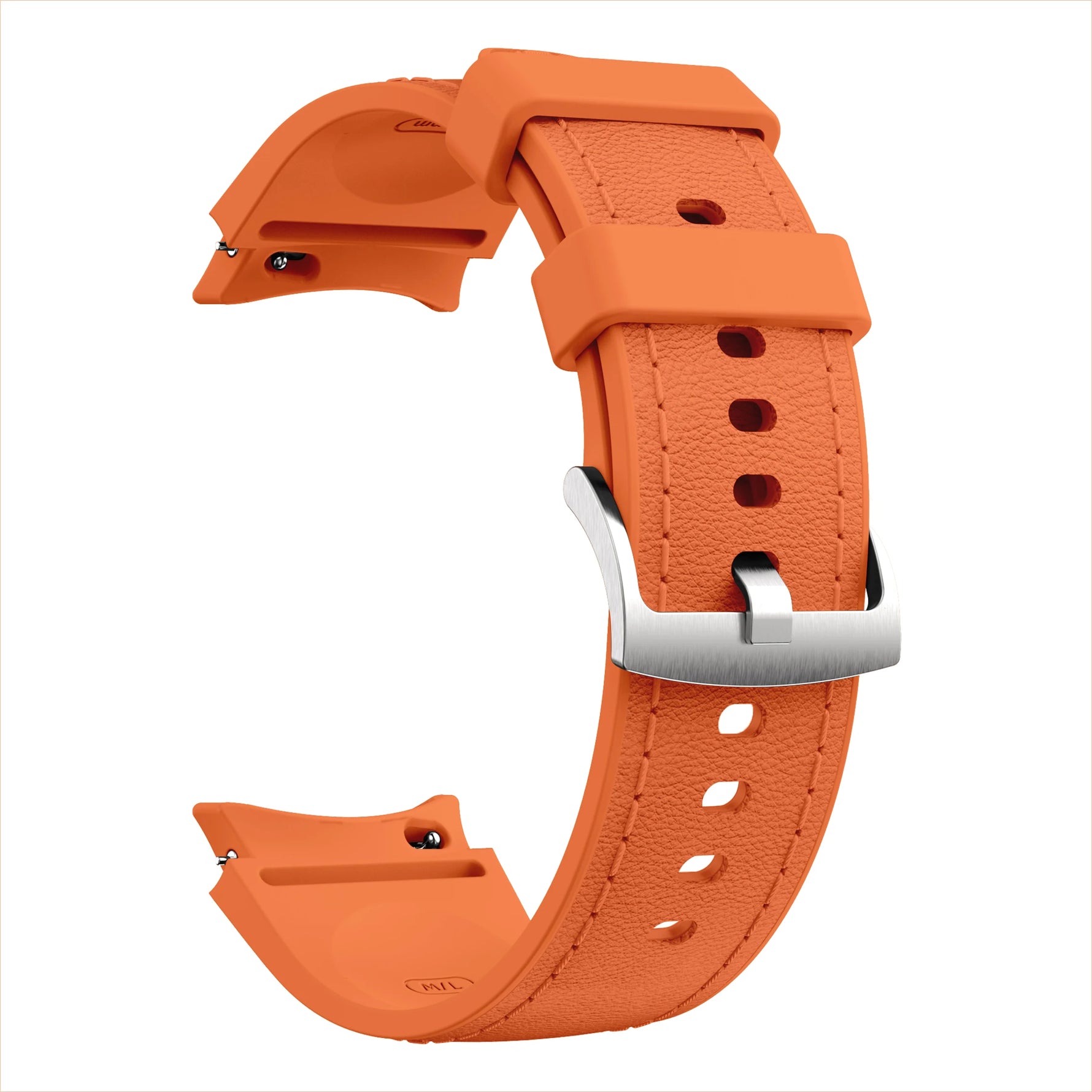 No-Gap Leather & Silicone Strap for Samsung Galaxy Watch 7