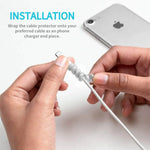 10-Pack Flexible Cable Protectors for Phone Chargers and Earbuds