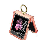 Samsung Galaxy Z Flip 6 Hinge Protective Magnetic Case with Ring Holder