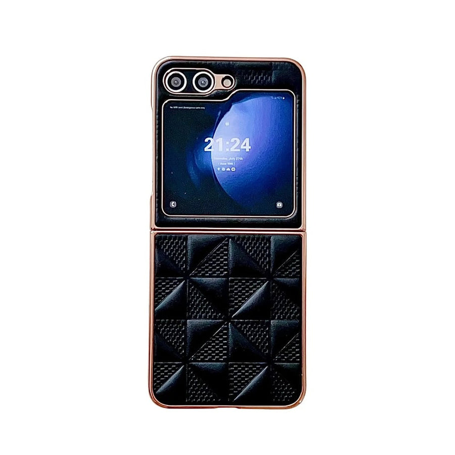 Slim Shockproof PC Phone Case with Holder for Samsung Galaxy Z Flip 6