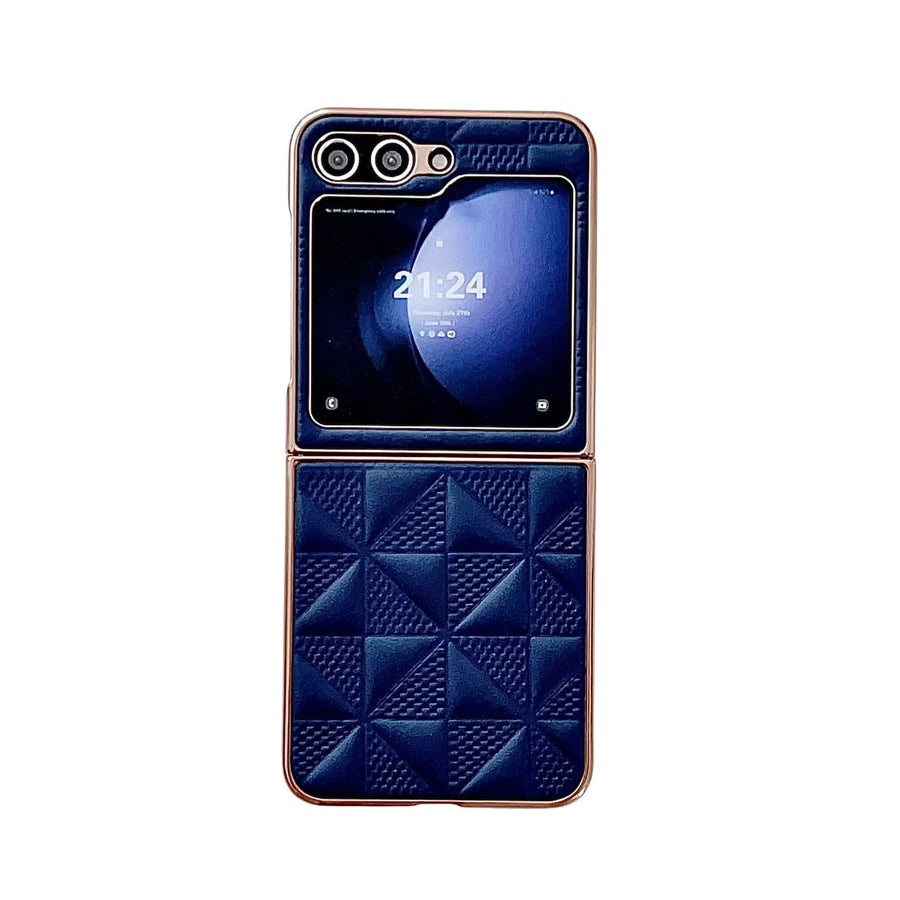 Slim Shockproof PC Phone Case with Holder for Samsung Galaxy Z Flip 6