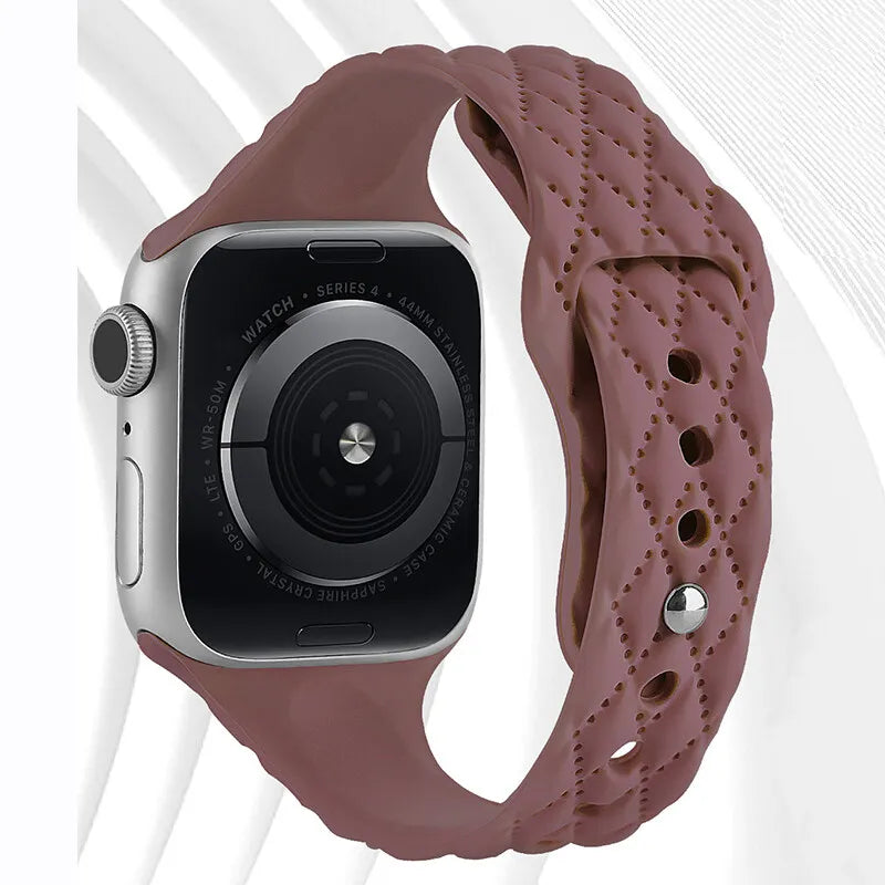 Lightweight Slim Silicone Bracelet for Apple Watch